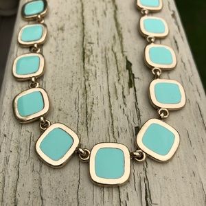 Banana Republic Mint Green & Gold Necklace